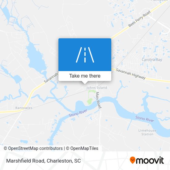Marshfield Road map