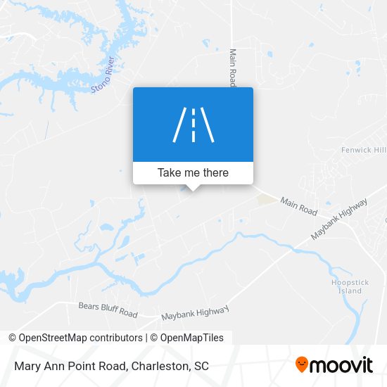 Mapa de Mary Ann Point Road