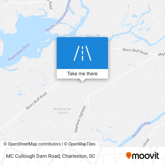 Mapa de MC Cullough Dam Road