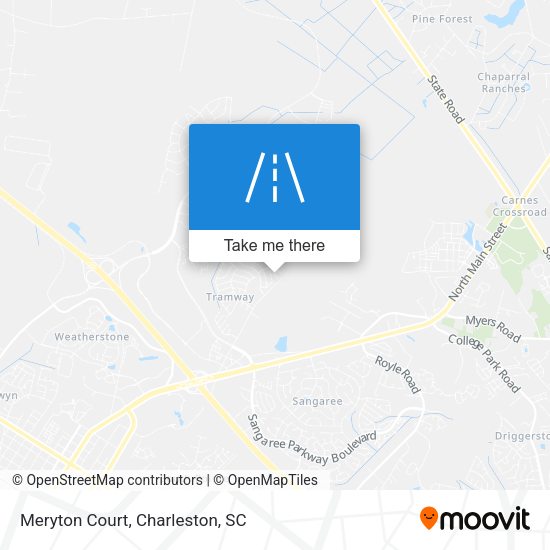 Mapa de Meryton Court