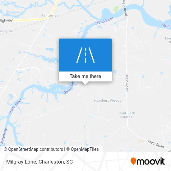 Milgray Lane map