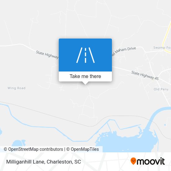 Mapa de Milliganhill Lane