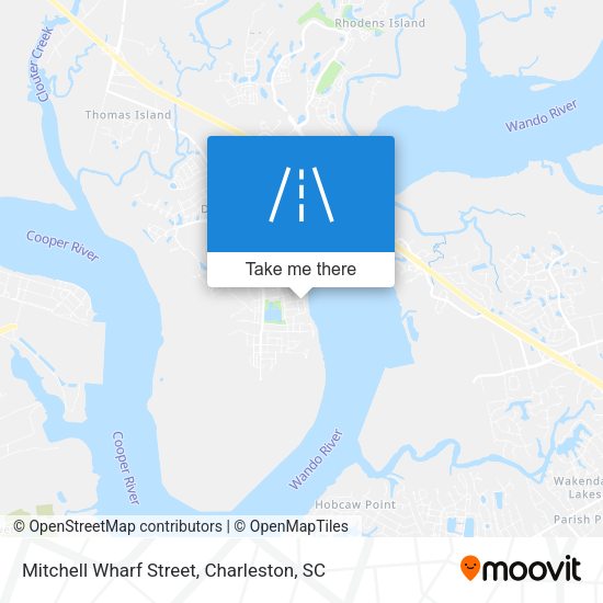 Mapa de Mitchell Wharf Street