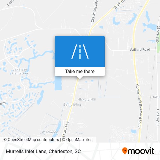 Murrells Inlet Lane map