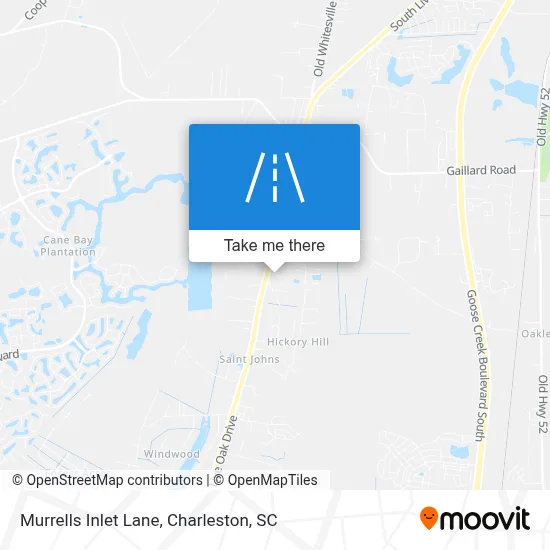 Murrells Inlet Lane map