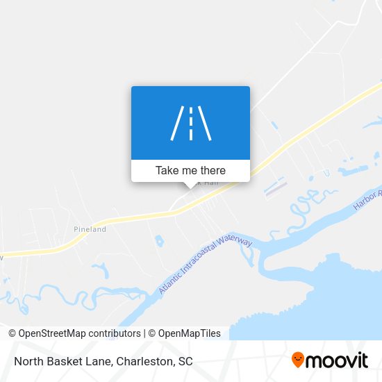 Mapa de North Basket Lane