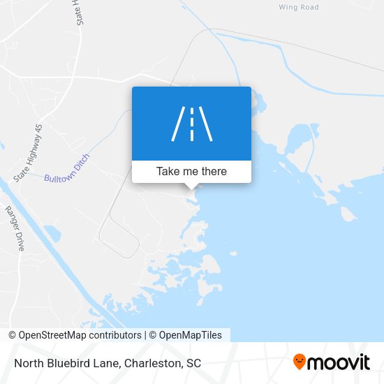 North Bluebird Lane map