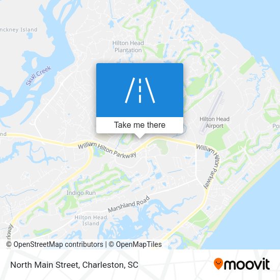 North Main Street map