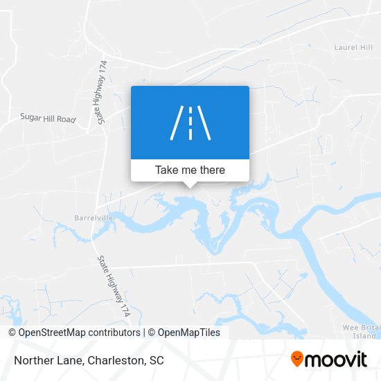 Mapa de Norther Lane