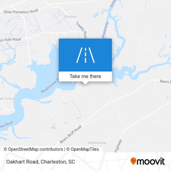 Mapa de Oakhart Road