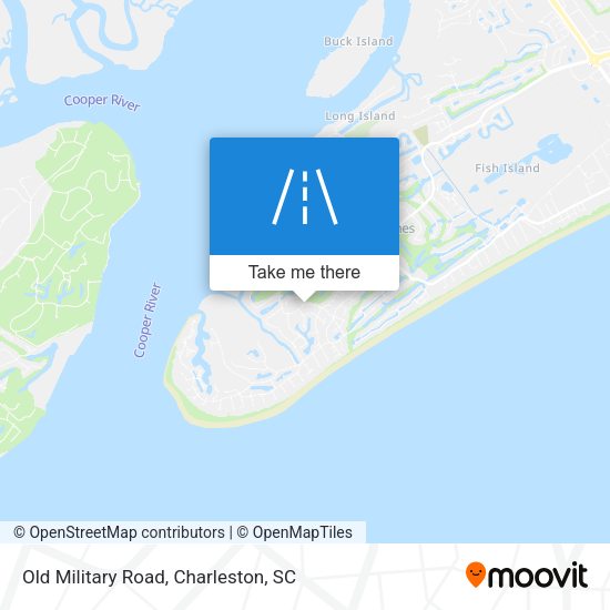 Old Military Road map