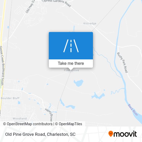Mapa de Old Pine Grove Road