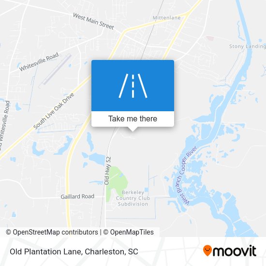 Mapa de Old Plantation Lane