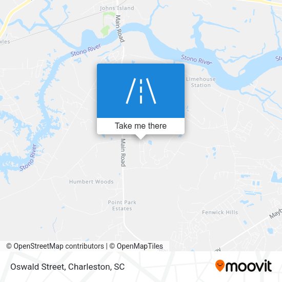 Mapa de Oswald Street