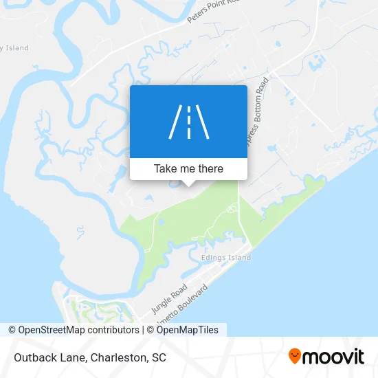 Outback Lane map