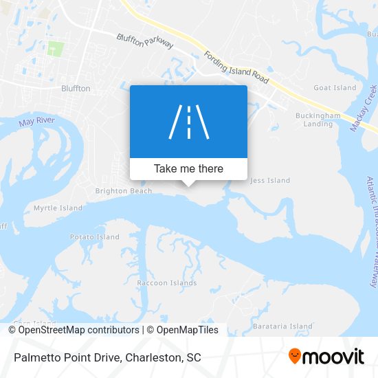 Palmetto Point Drive map