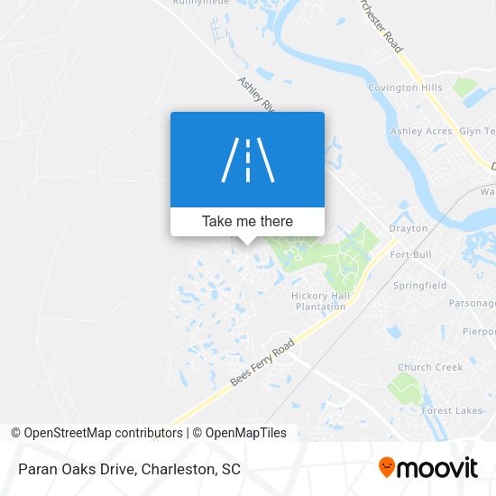 Mapa de Paran Oaks Drive