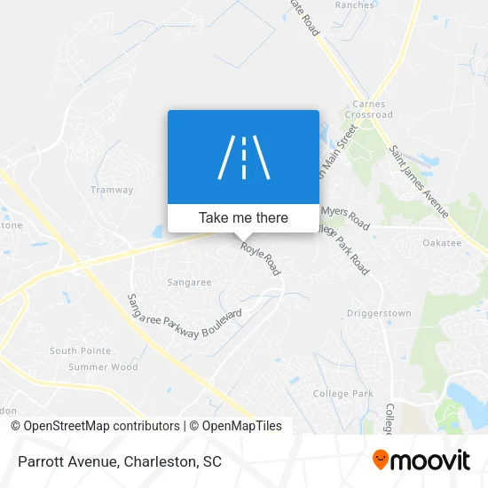Parrott Avenue map