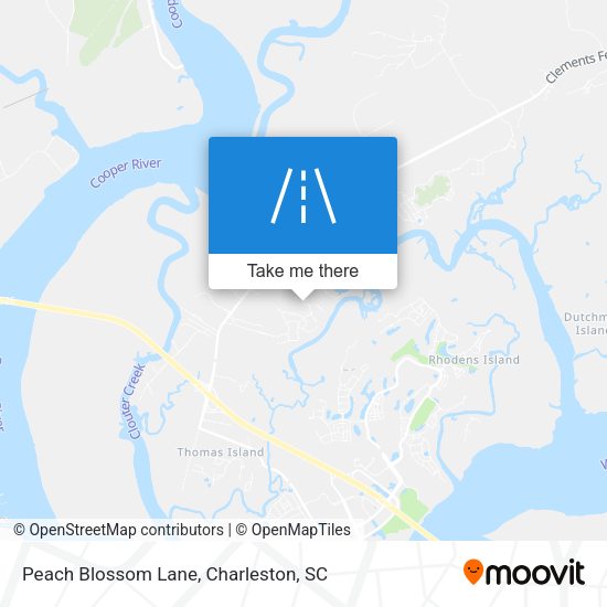 Mapa de Peach Blossom Lane
