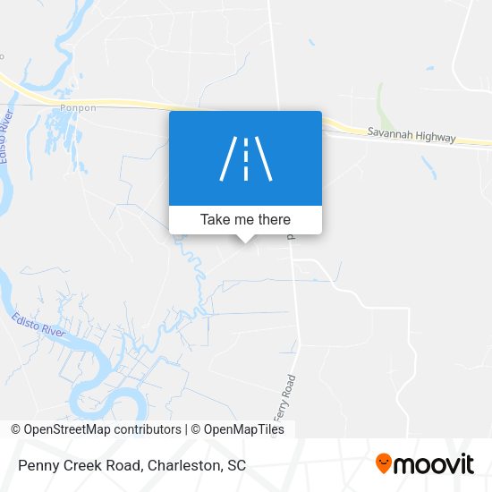 Penny Creek Road map