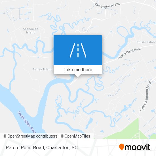 Mapa de Peters Point Road