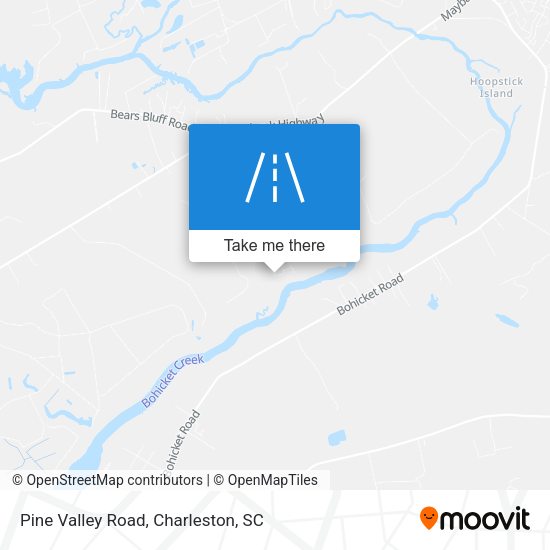 Pine Valley Road map