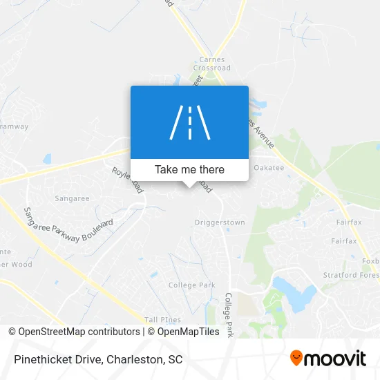 Pinethicket Drive map