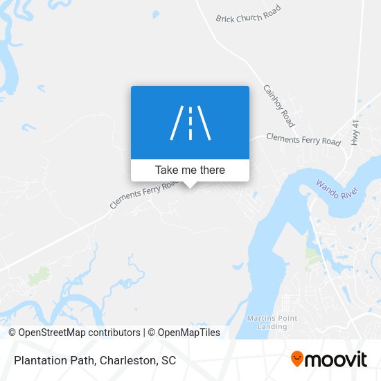 Plantation Path map