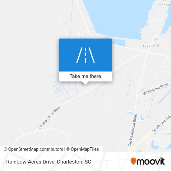 Rainbow Acres Drive map
