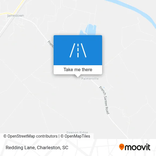 Redding Lane map