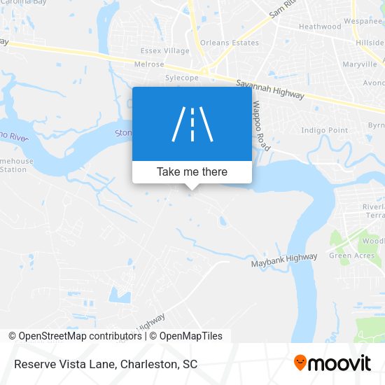 Mapa de Reserve Vista Lane