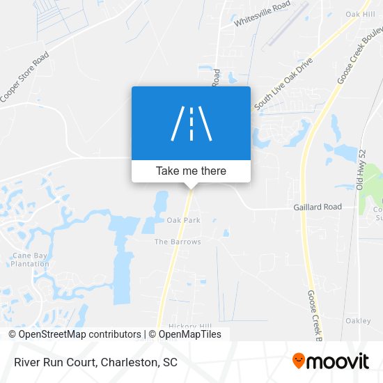 River Run Court map