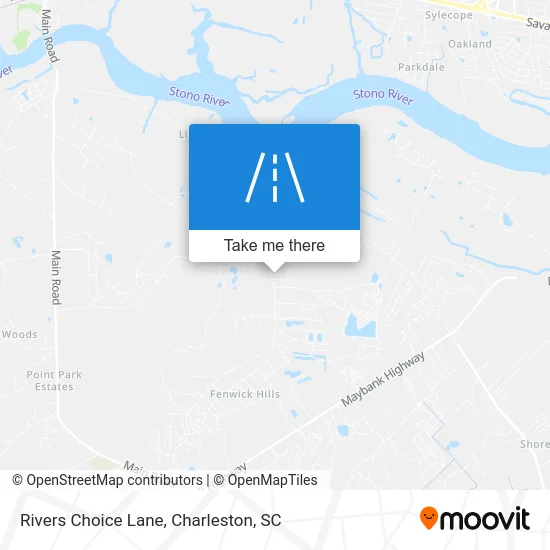 Rivers Choice Lane map