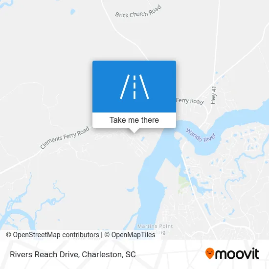 Rivers Reach Drive map