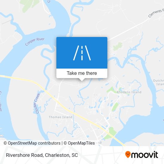 Rivershore Road map