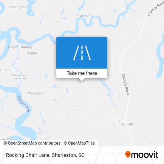 Mapa de Rocking Chair Lane