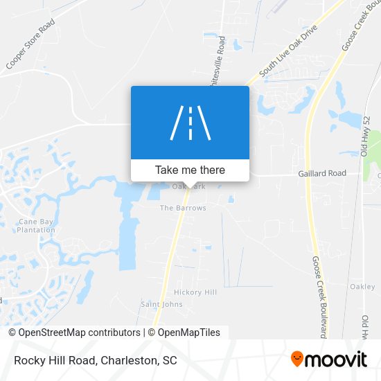 Rocky Hill Road map
