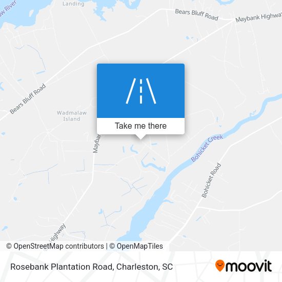 Mapa de Rosebank Plantation Road