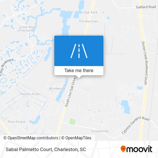 Sabal Palmetto Court map