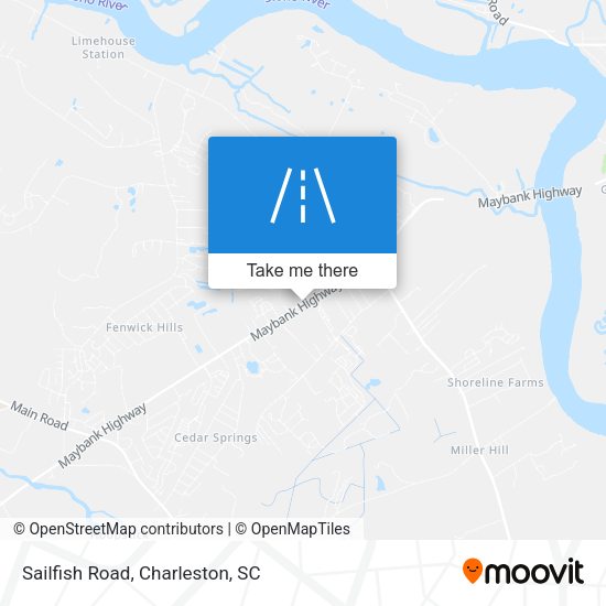 Mapa de Sailfish Road