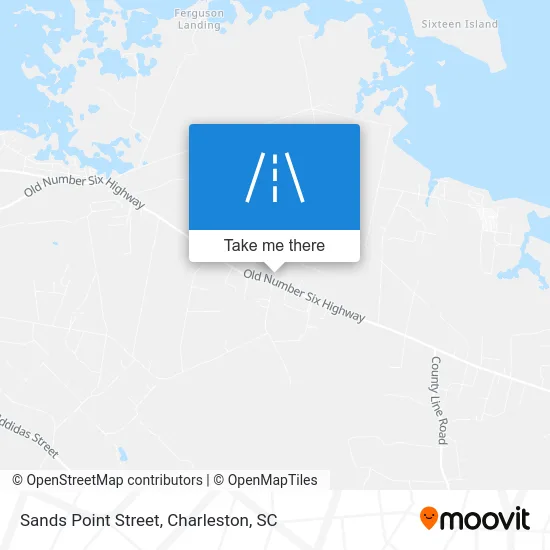 Sands Point Street map