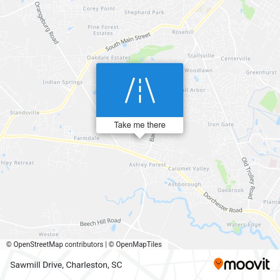 Mapa de Sawmill Drive