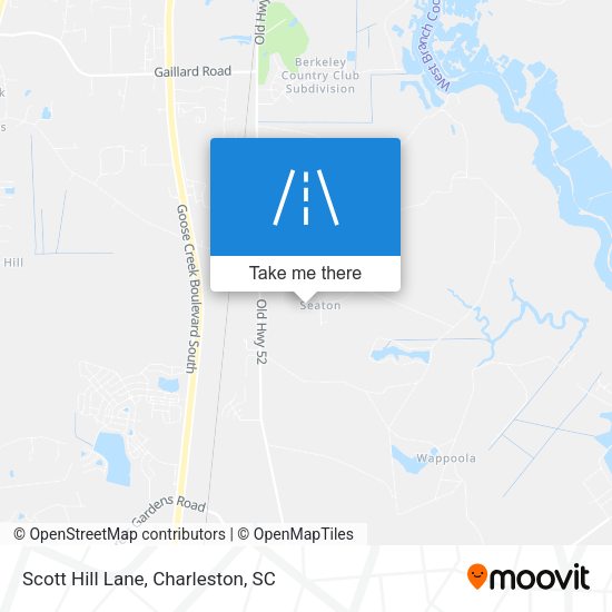 Mapa de Scott Hill Lane