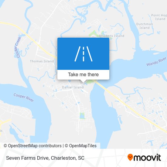 Seven Farms Drive map