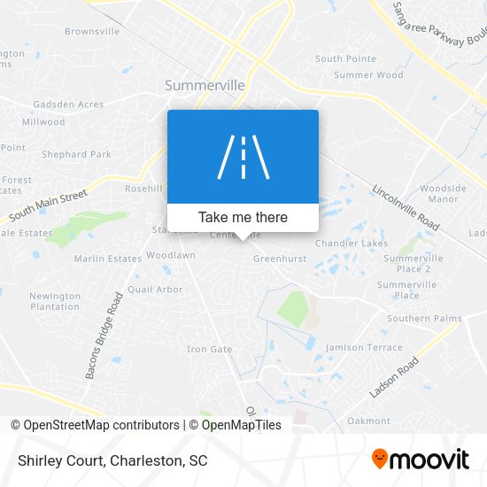 Mapa de Shirley Court