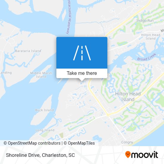 Shoreline Drive map