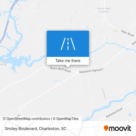Mapa de Smiley Boulevard