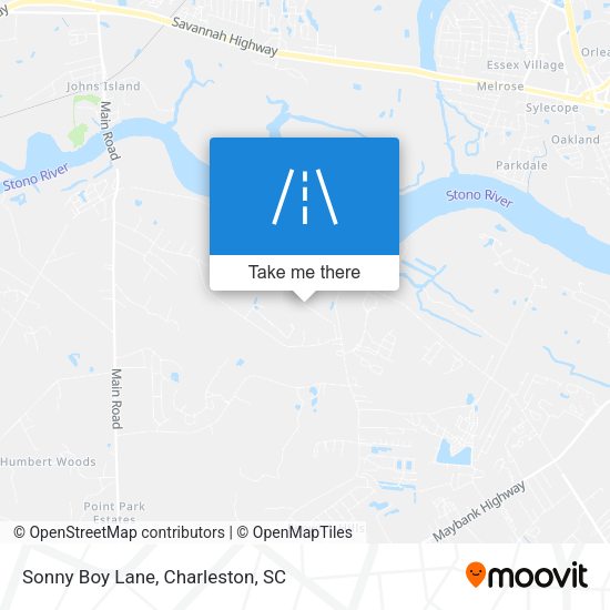 Sonny Boy Lane map