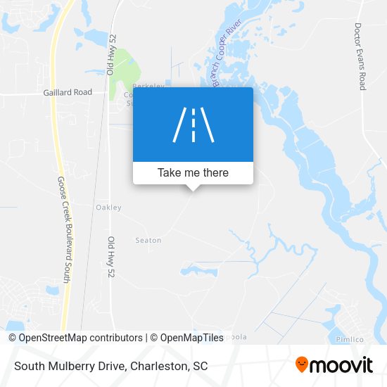 South Mulberry Drive map