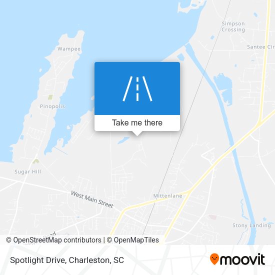 Mapa de Spotlight Drive